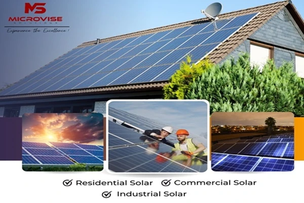 Microvise Solutions: Leading the Way in Residential Solar Panels.