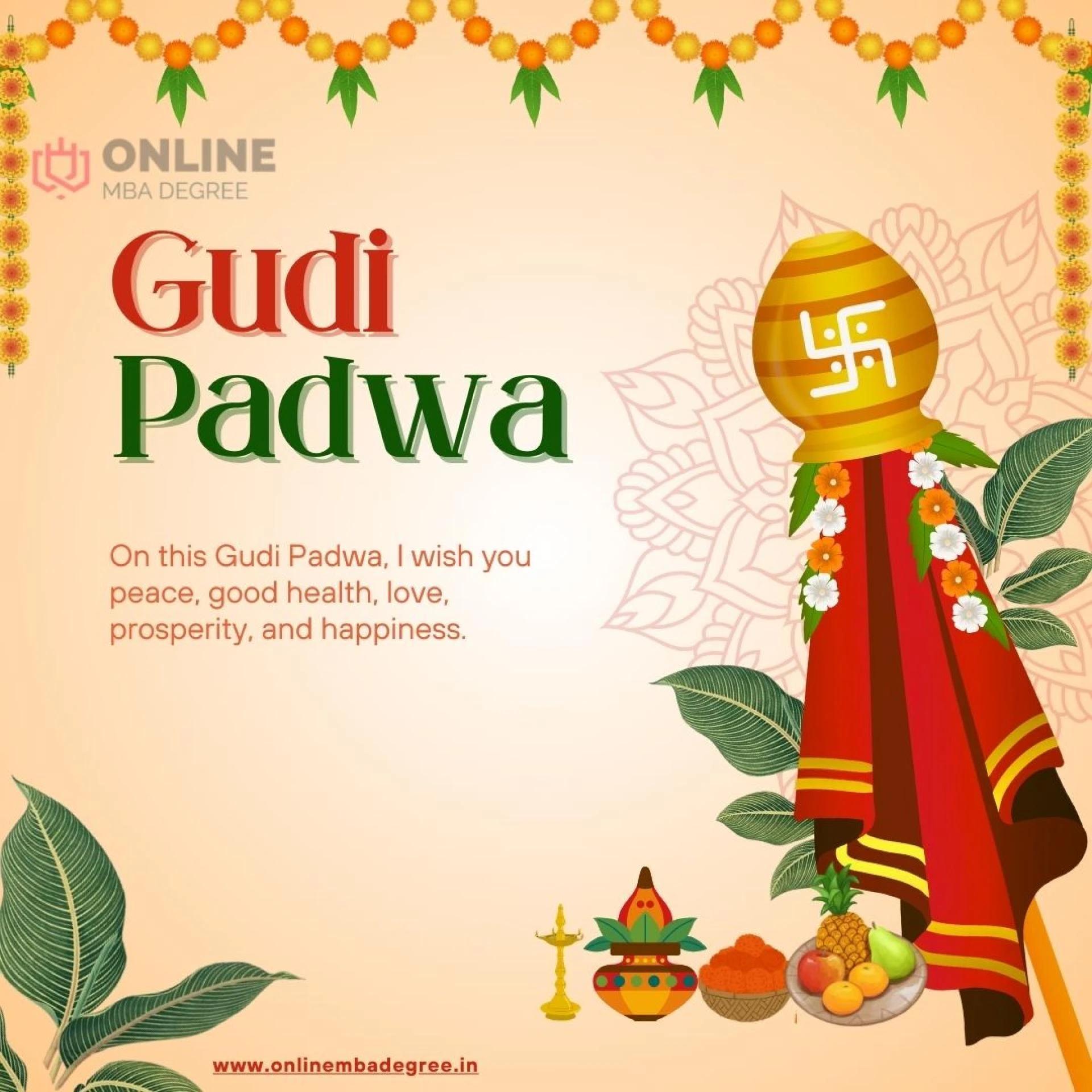 Happy Gudi Padwa 2024 Wishes Quotes