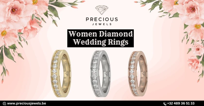 Diamonds &amp; Devotion: Unveiling the Symbolism Behind Women Diamond Wedding Rings by Precious Jewels