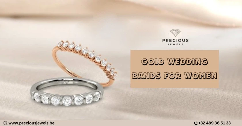 Luxury Awaits: Shop Exquisite Gold Wedding Bands for Women by Precious Jewels