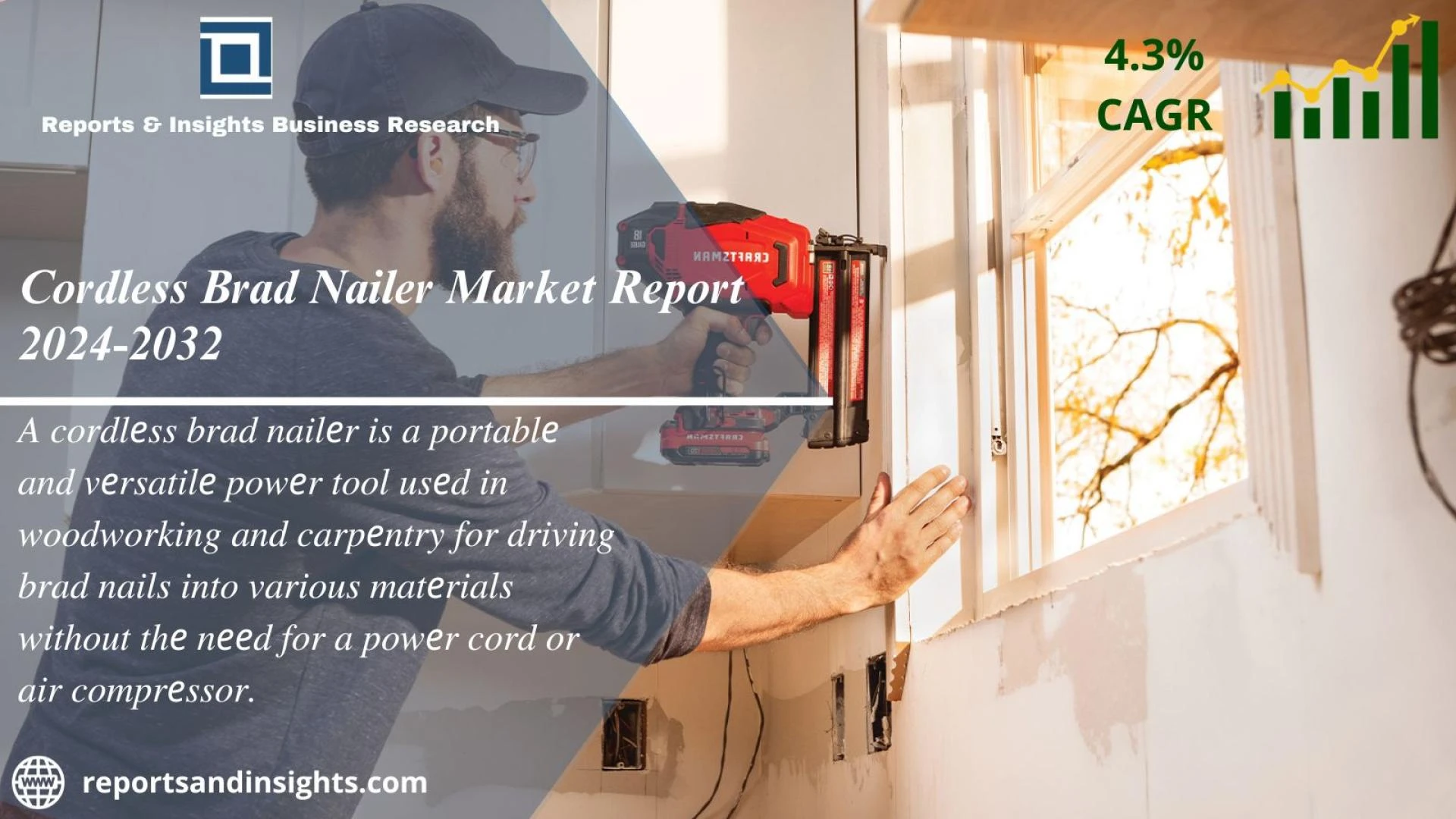 Cordless Brad Nailer Market Size, Industry Growth | Forecast 2024-2032