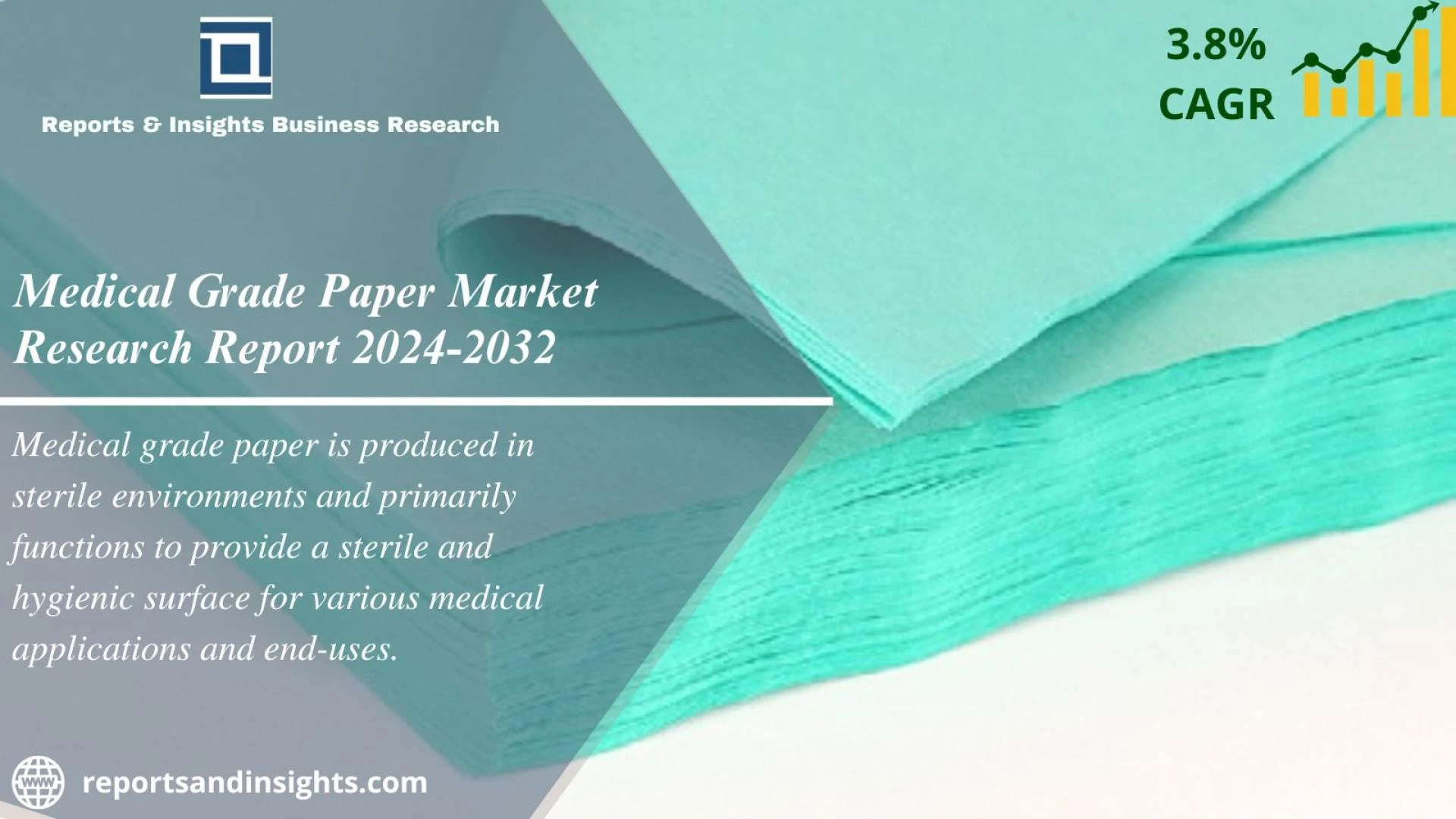 Medical Grade Paper Market Size, Revenue &amp; Industry Insights | Report 2024-32