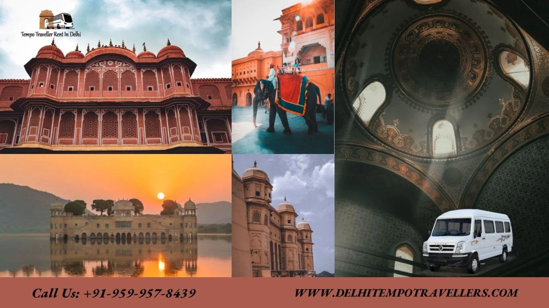 Plan a Family Trip to Jaipur and Nearby Destinations with Tempo Traveller on Rent