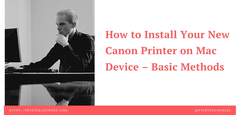 how to install canon printer on mac