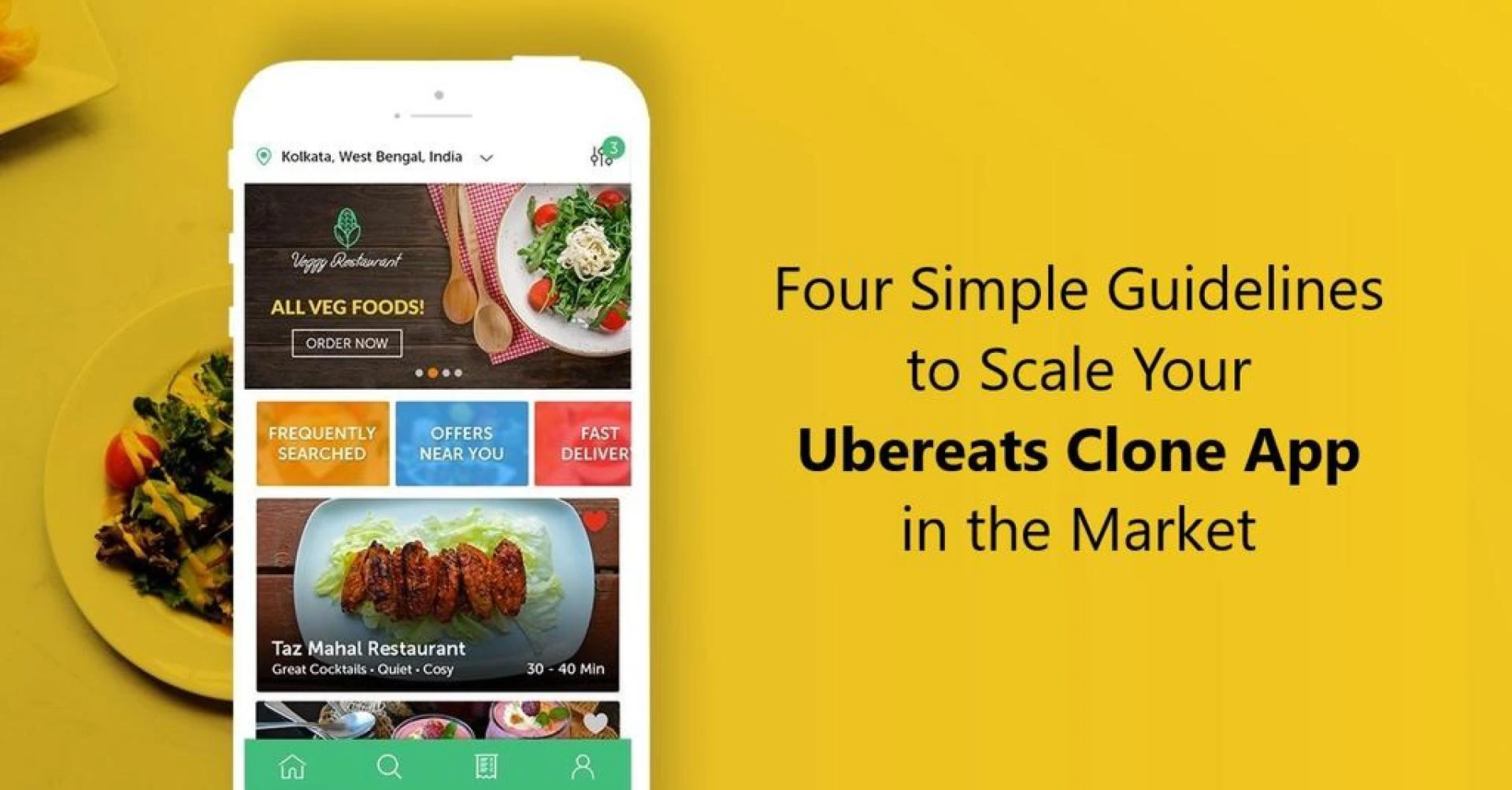Four Simple Guidelines to Scale Your Ubereats Clone App in the Market