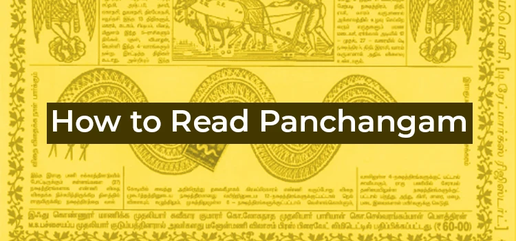 How to Read Panchangam?