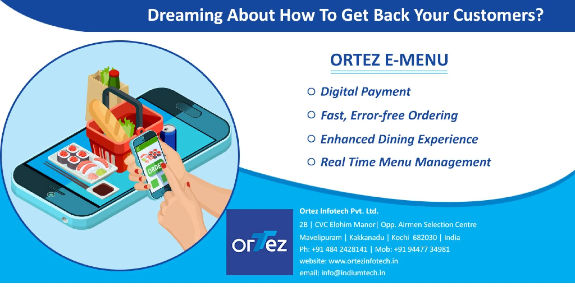 Best ERP Software Companies in India | E-Menu | Ortez
