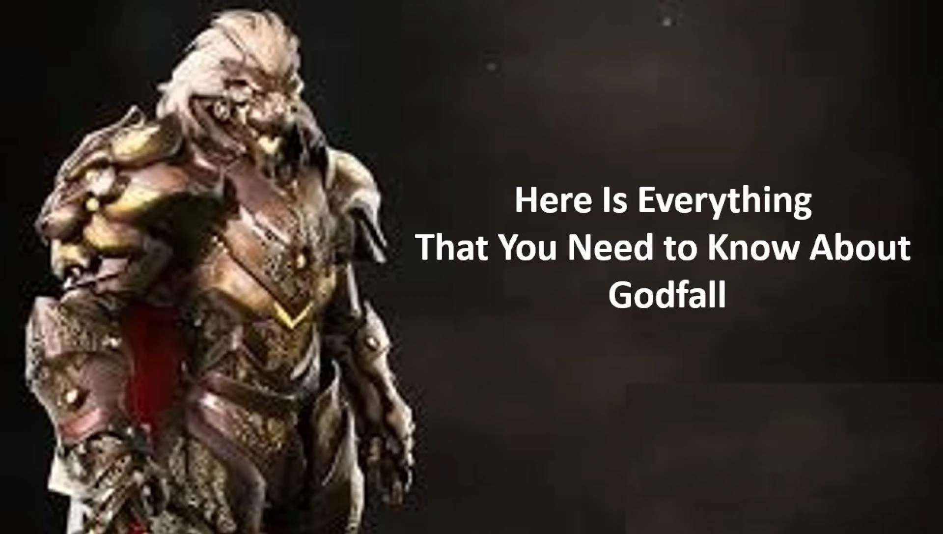 Here Is Everything That You Need to Know About Godfall