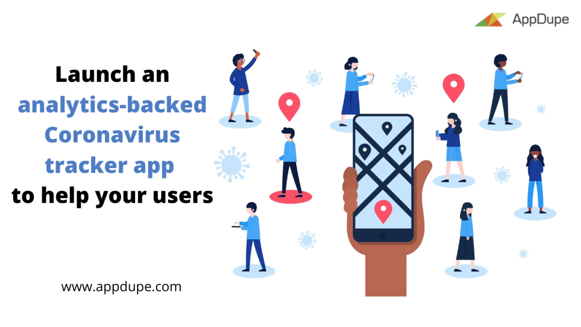Launch an analytics-backed Coronavirus tracker app to help your users