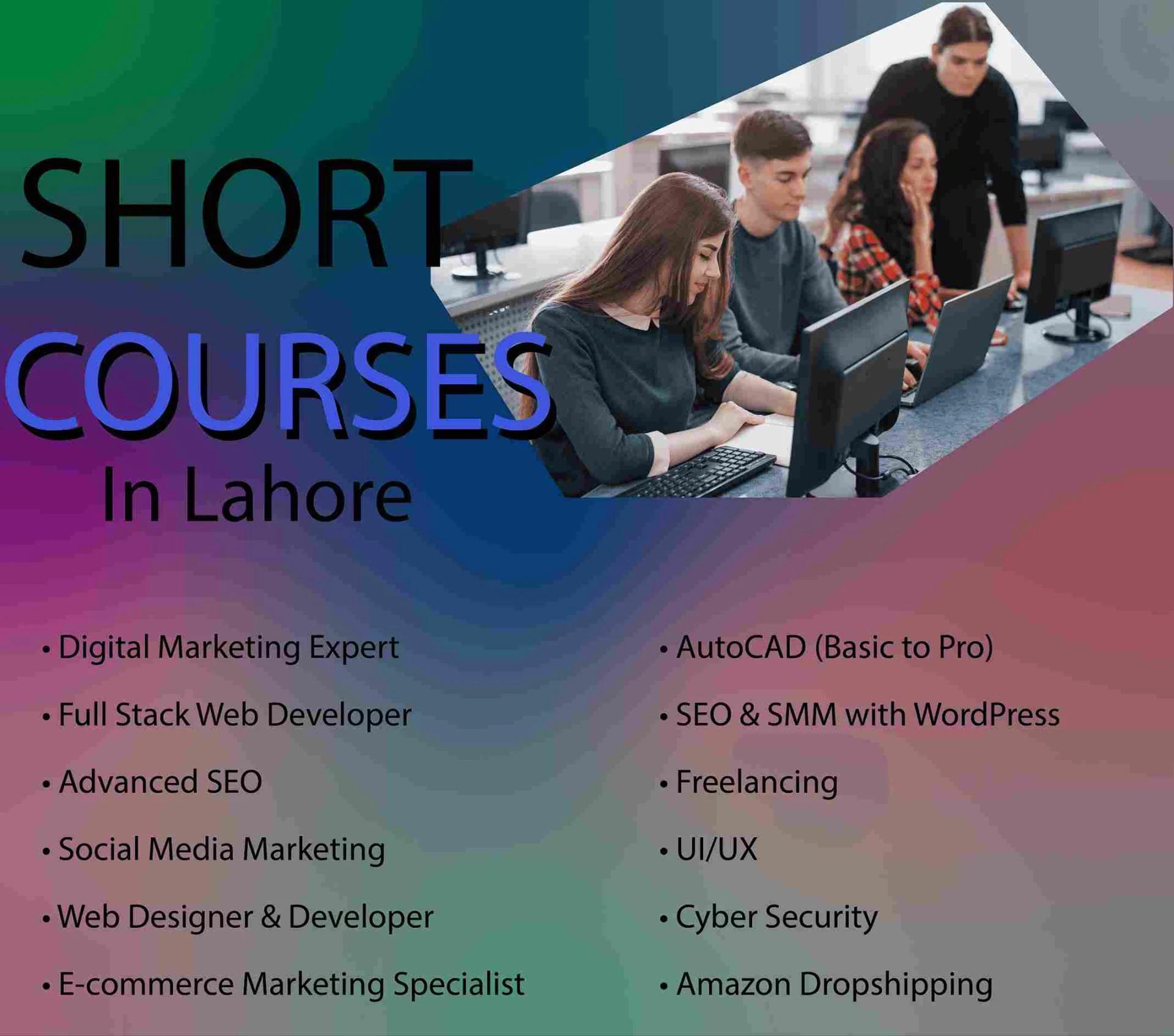 Short Courses in Lahore: Your Learning Journey