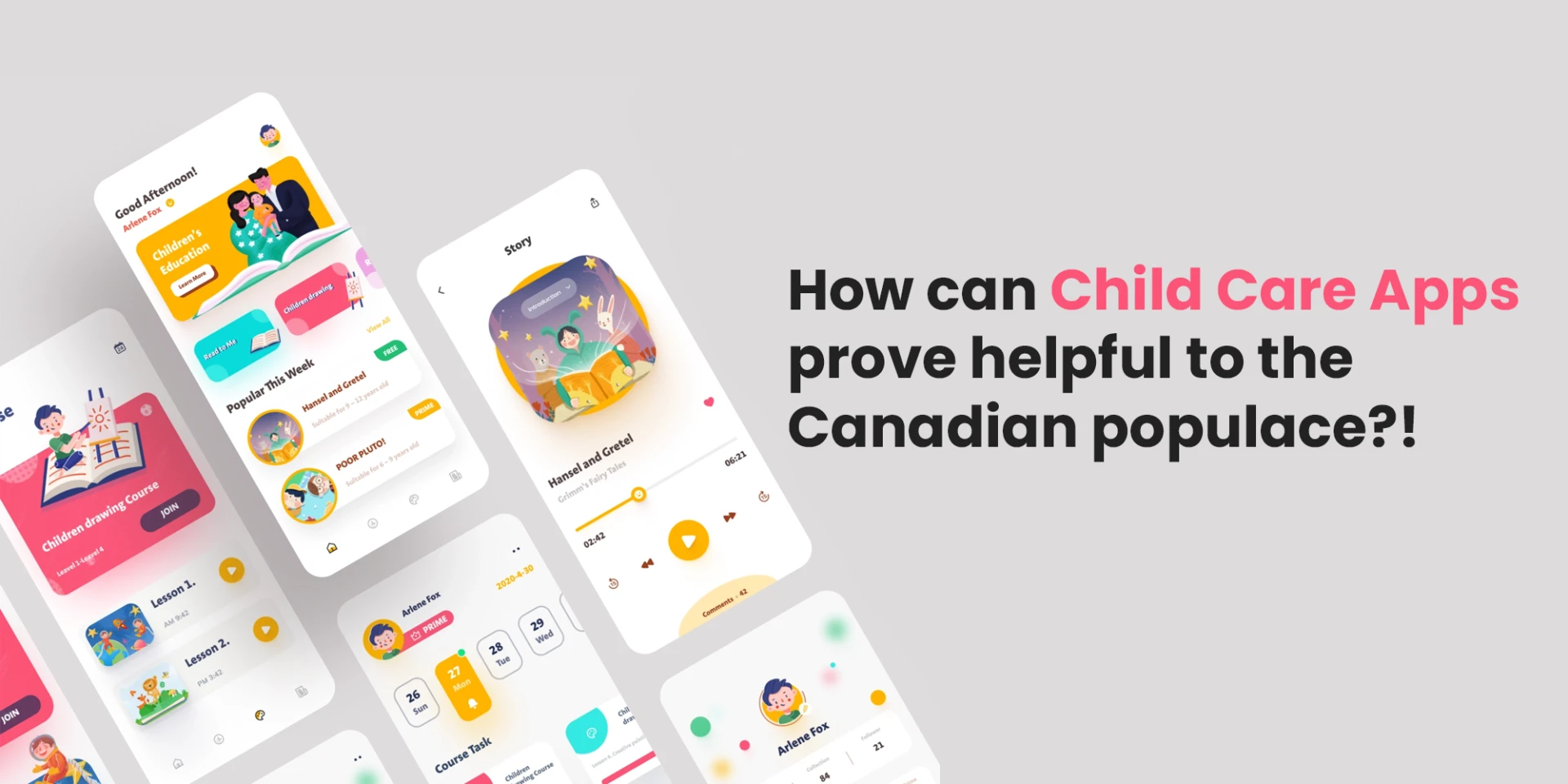 How can Child Care Apps prove helpful to the Canadian populace?