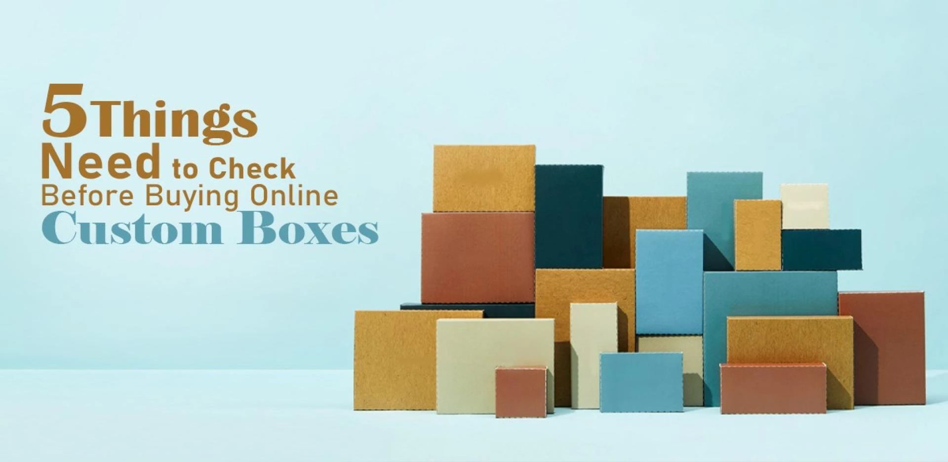 5 things need to check before buying online custom boxes