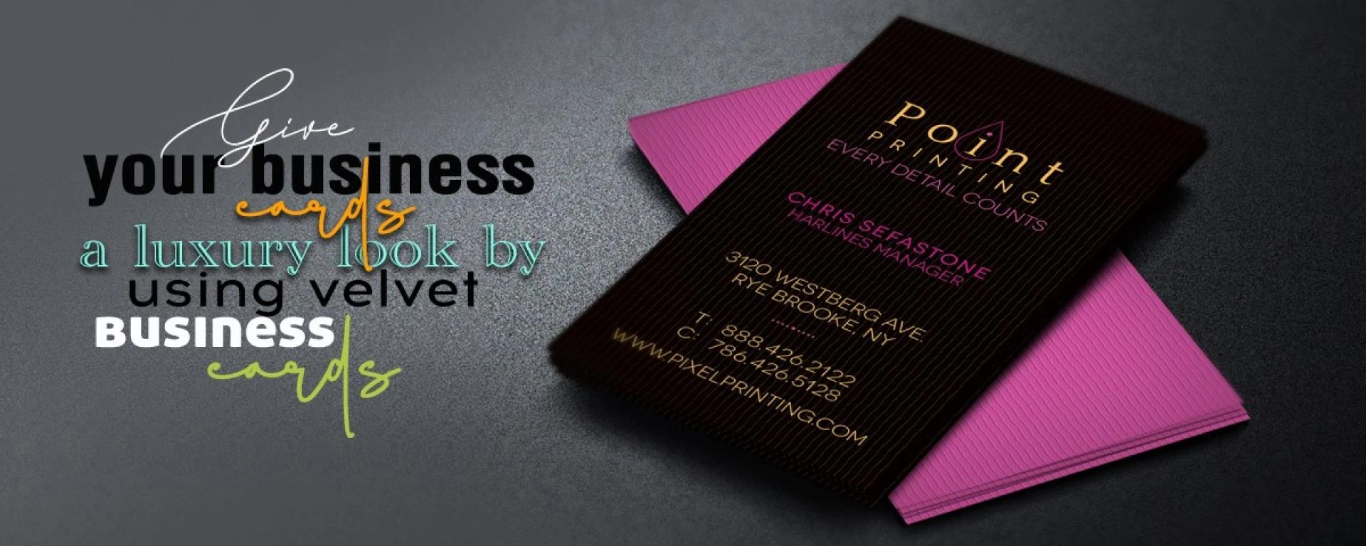 Give Your Business Cards A Luxury Look By Using Velvet Business Cards