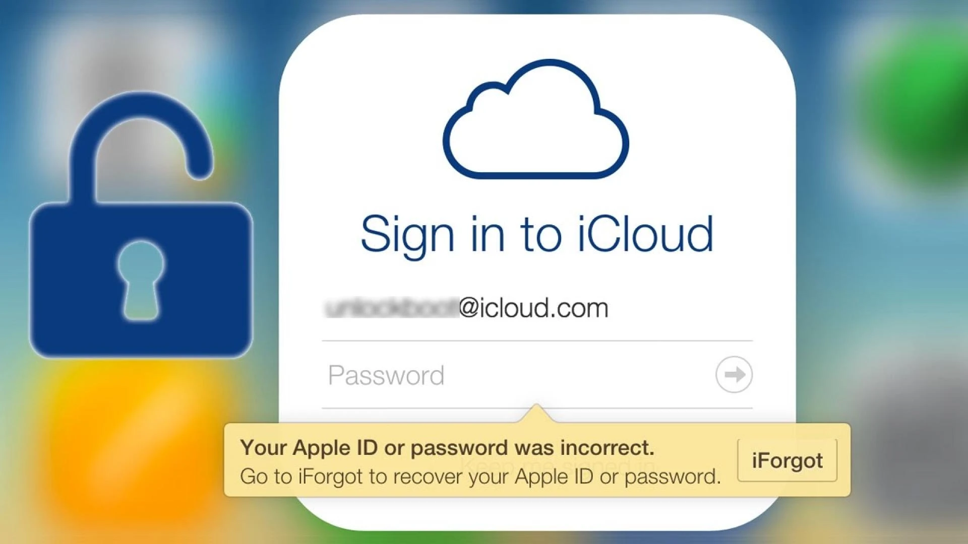 how to recover icloud password