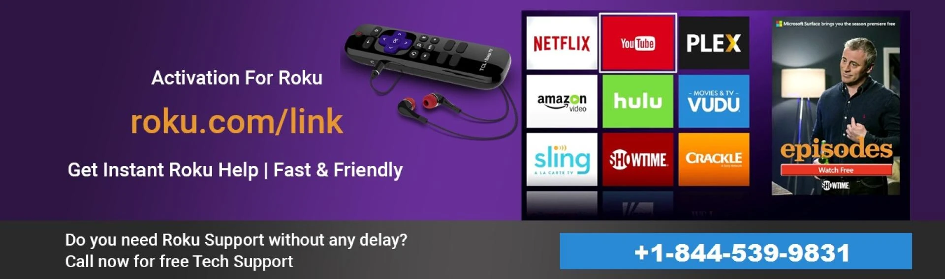 Roku Support Number USA☎ *+(1)+(𝟖44)*(539)*(9831) 😘USA Complete the Roku.com/link Support