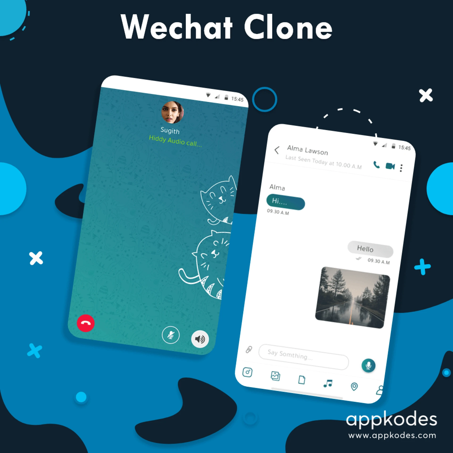 Eye popping wechat clone with latest technologies
