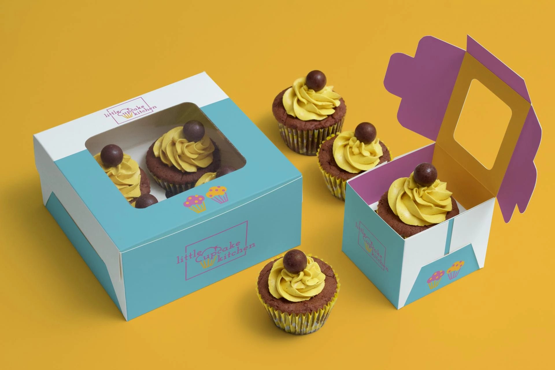 Keep your scrumptiously baked items fresh for a long period of time with the custom cupcake boxes
