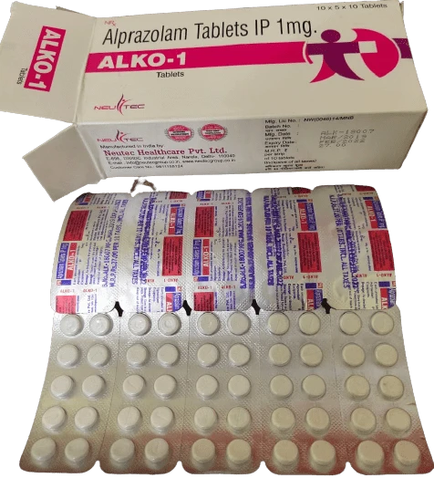 Buy Online Alko 1Mg (Alprazolam) Tablets