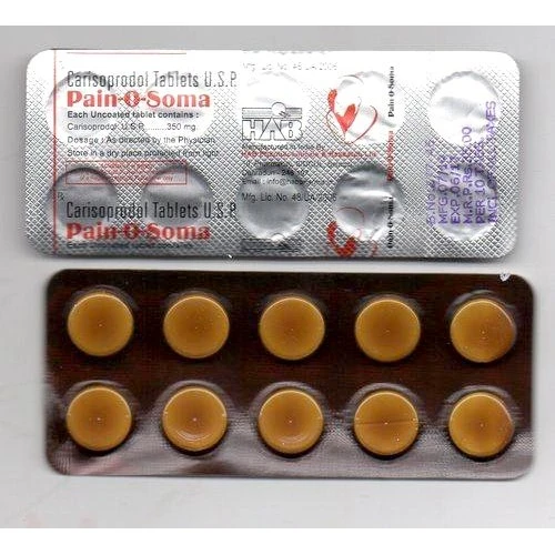 Buy Pain O Soma 350Mg (Carisoprodol) Tablets Online