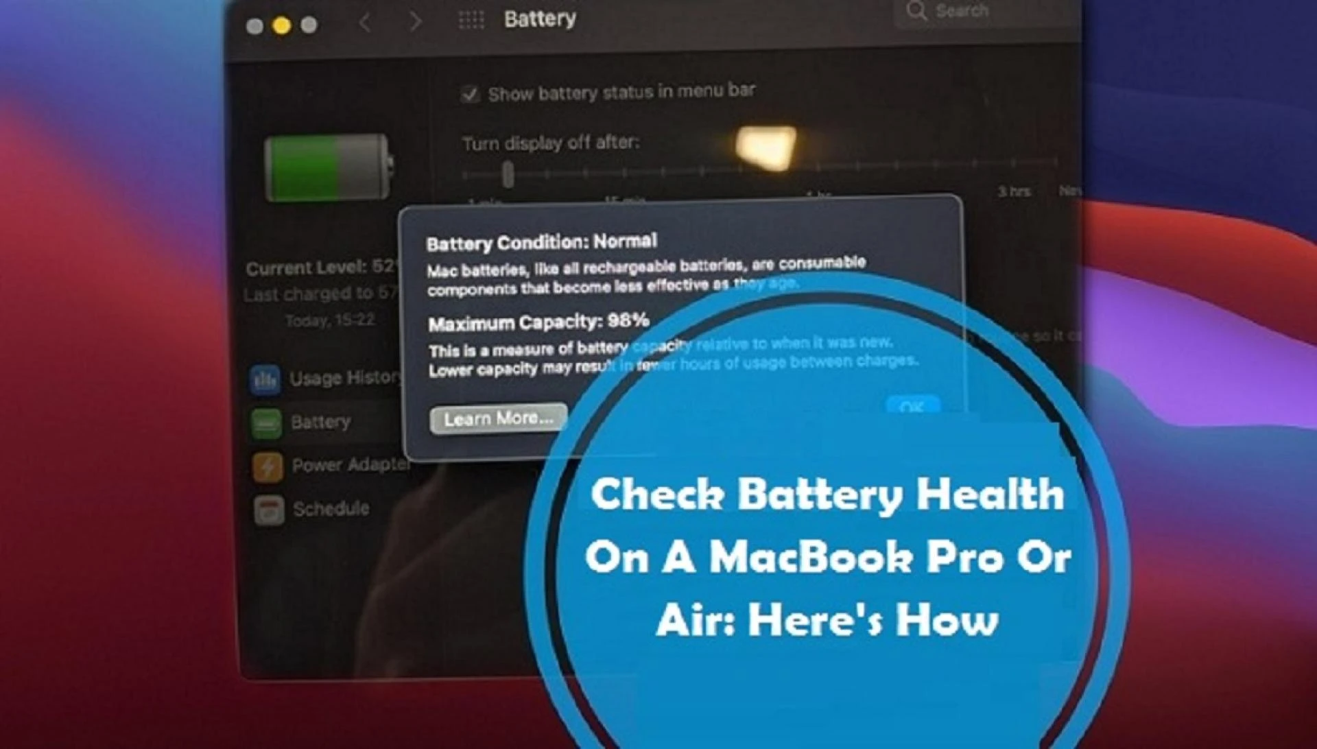 Check Battery Health On A MacBook Pro Or Air: Here’s How