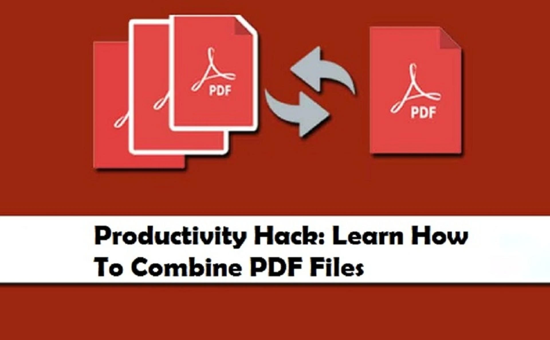 Productivity Hack: Learn How To Combine PDF Files