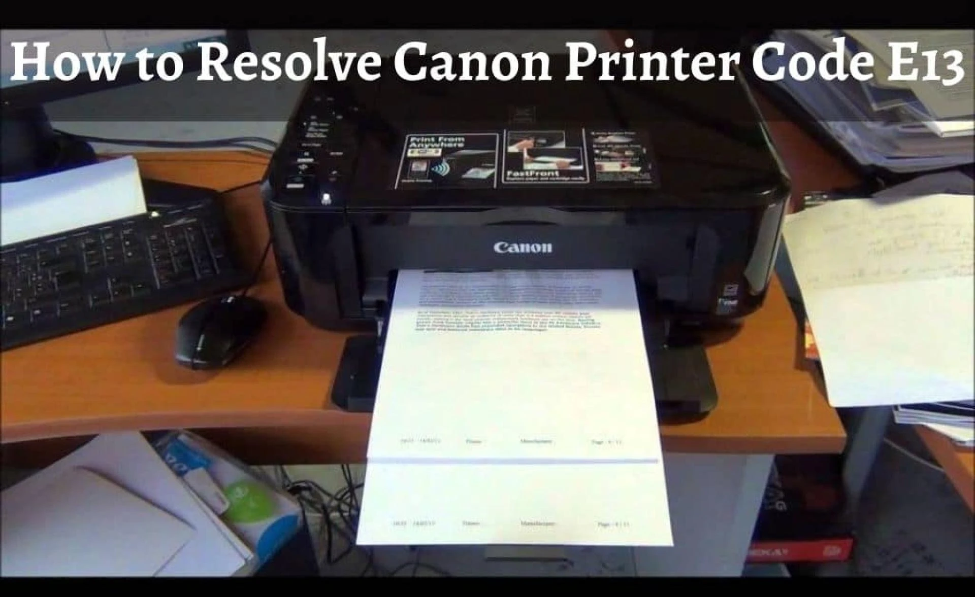 How to Fix Canon Error Code E13 Instantly?