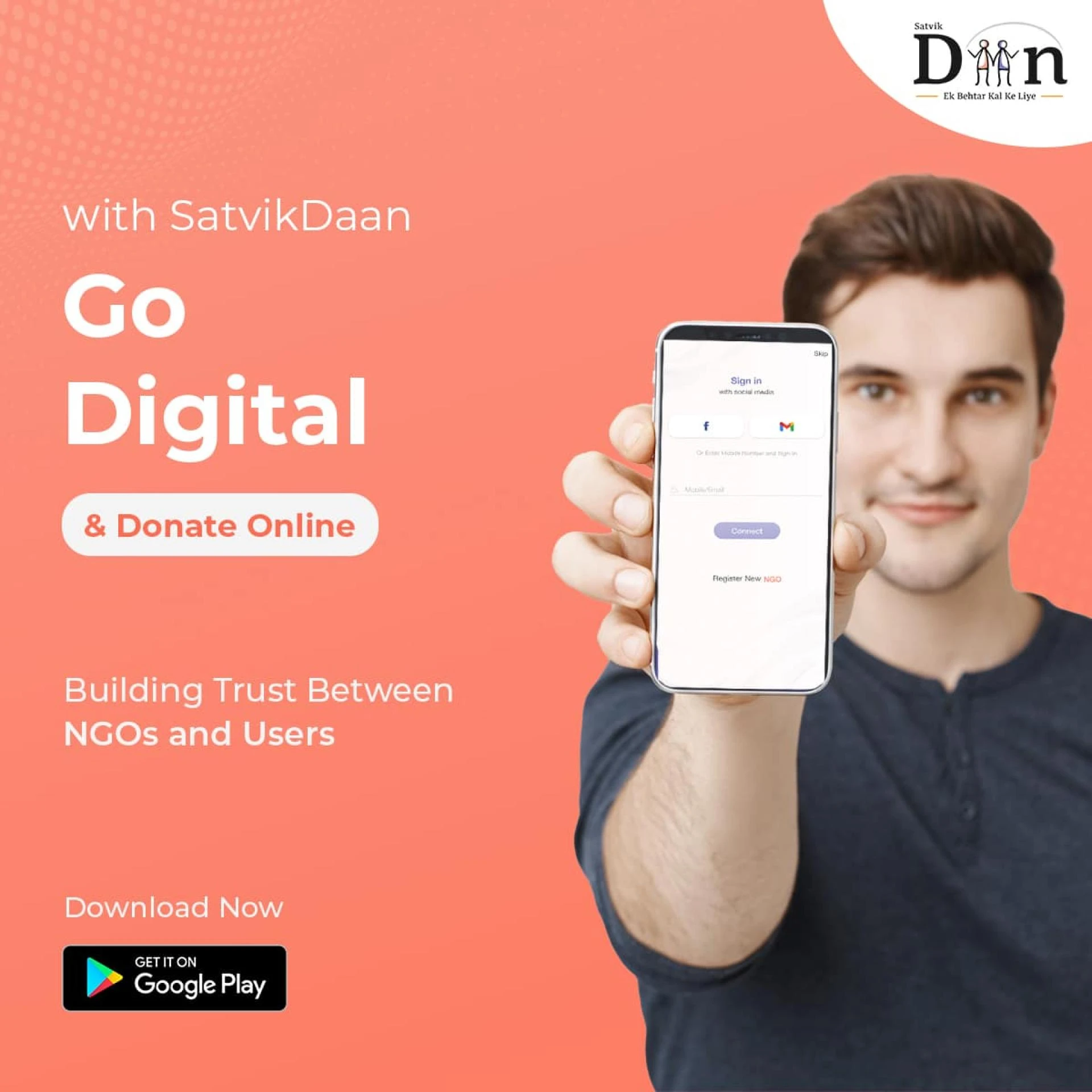 Best Donation App - SatvikDaan