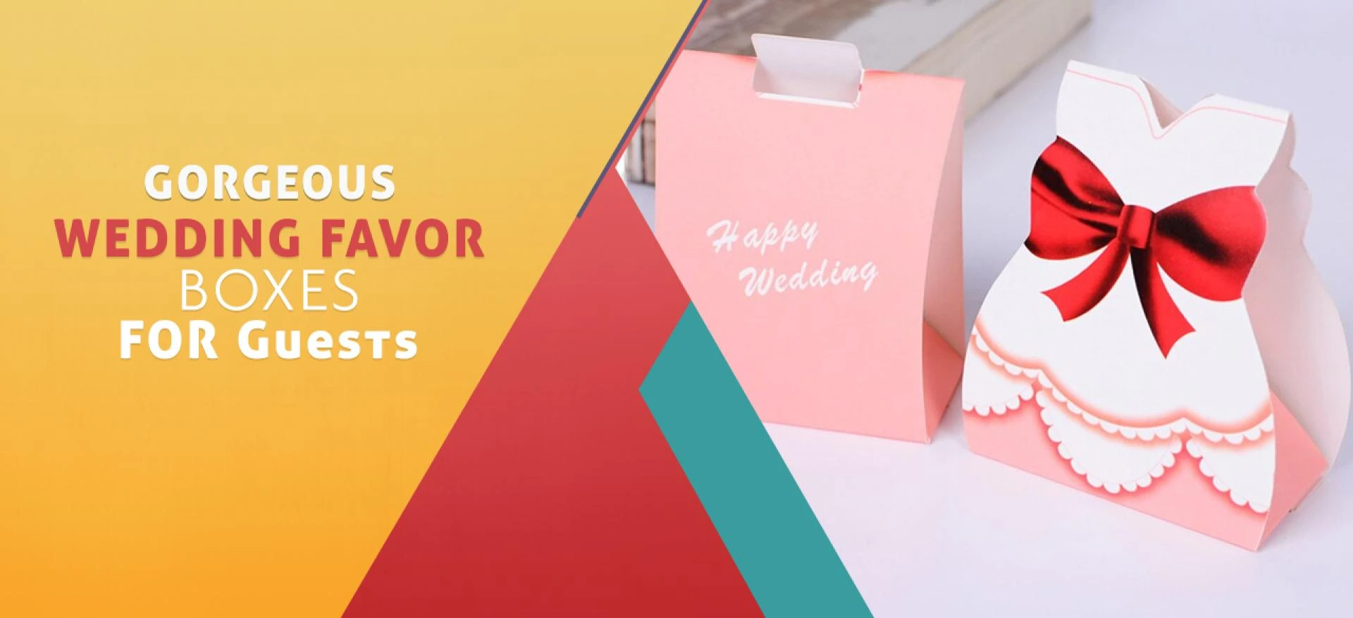 Gorgeous Wedding Favor Boxes for Guests