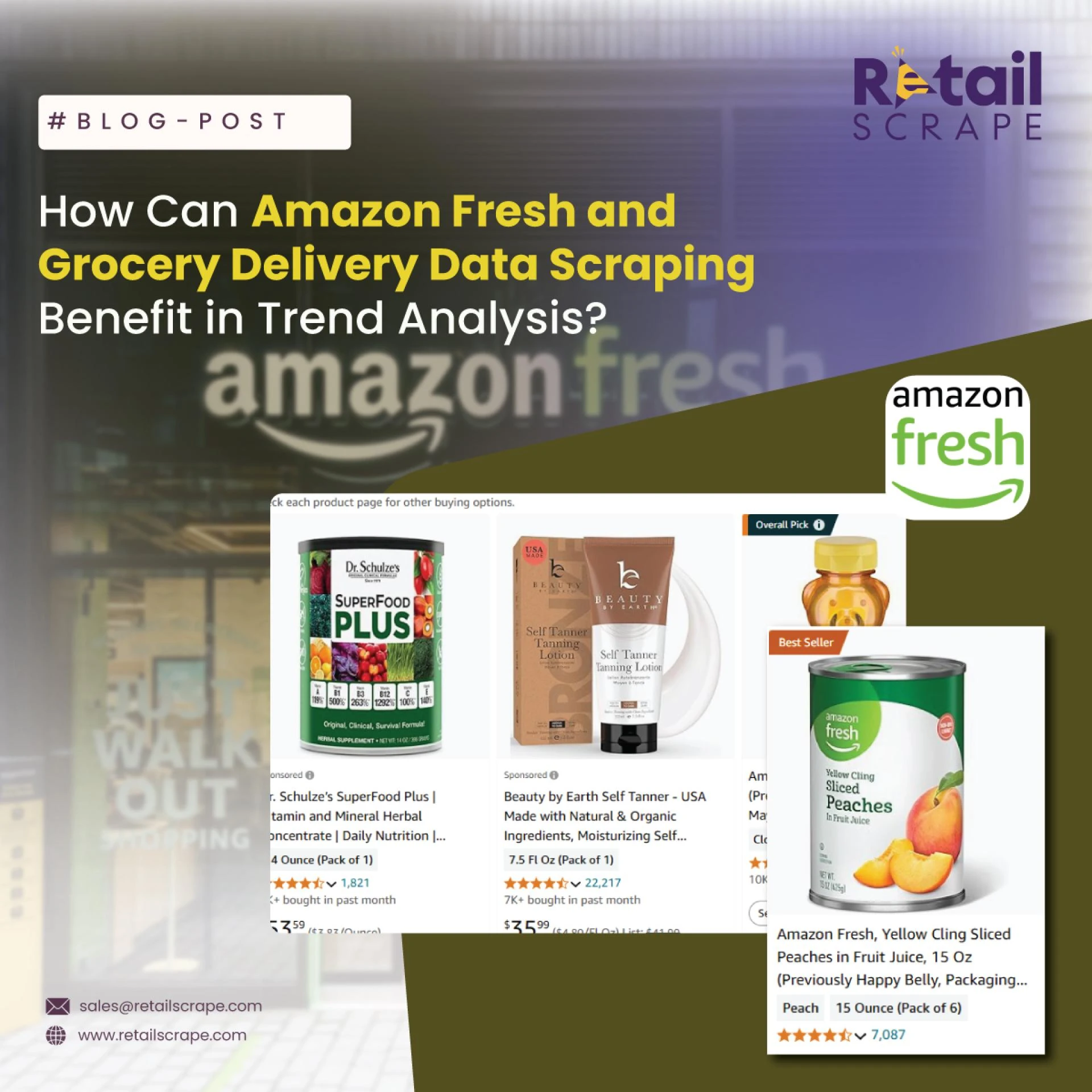 How Can Amazon Fresh and Grocery Delivery Data Scrapingost Title