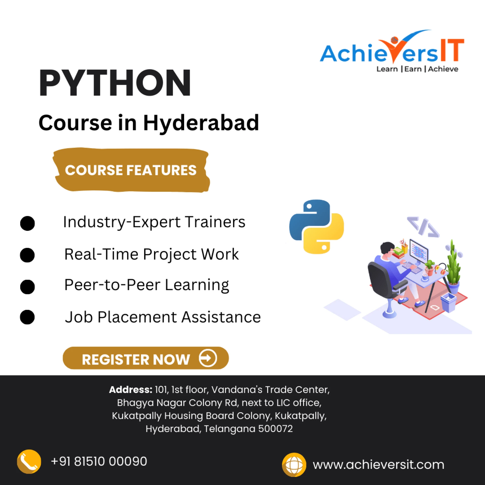 Python Full Stack Course Training in Hyderabad - AchieversIT