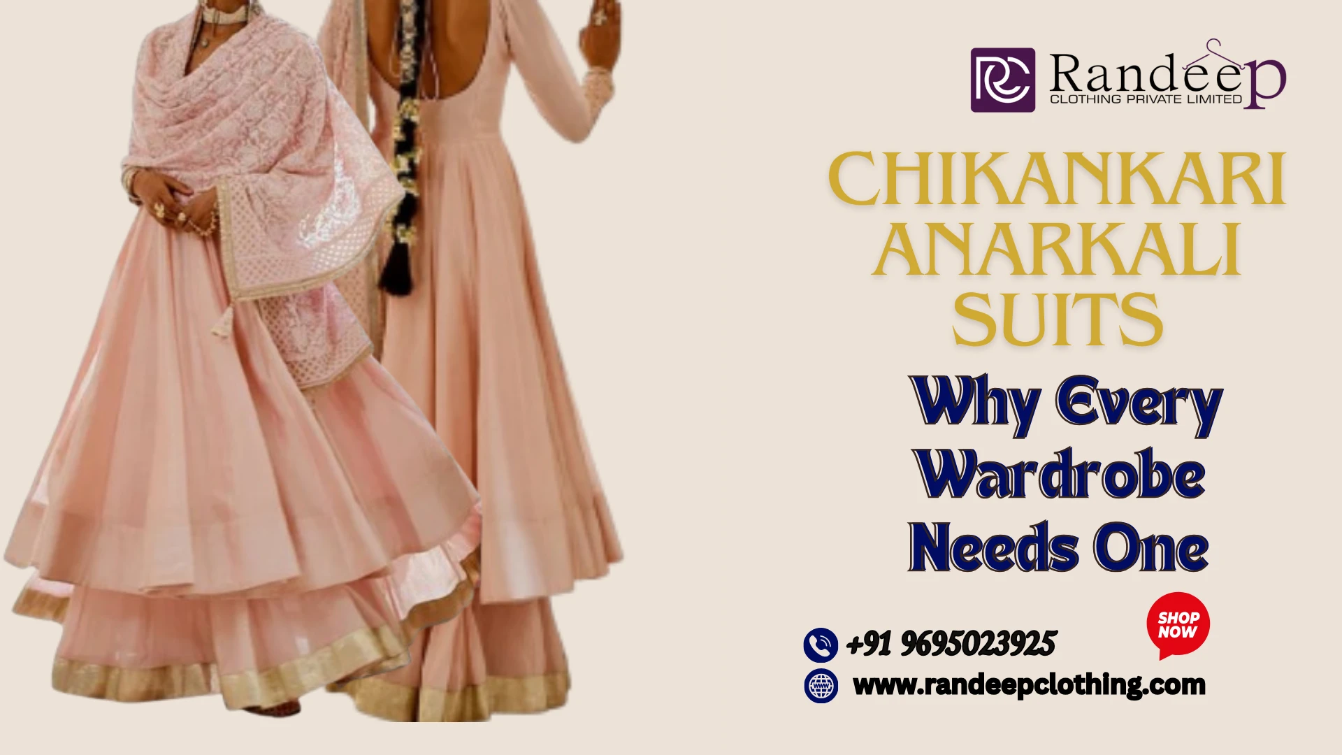 Chikankari Anarkali Suits: Why Every Wardrobe Needs One