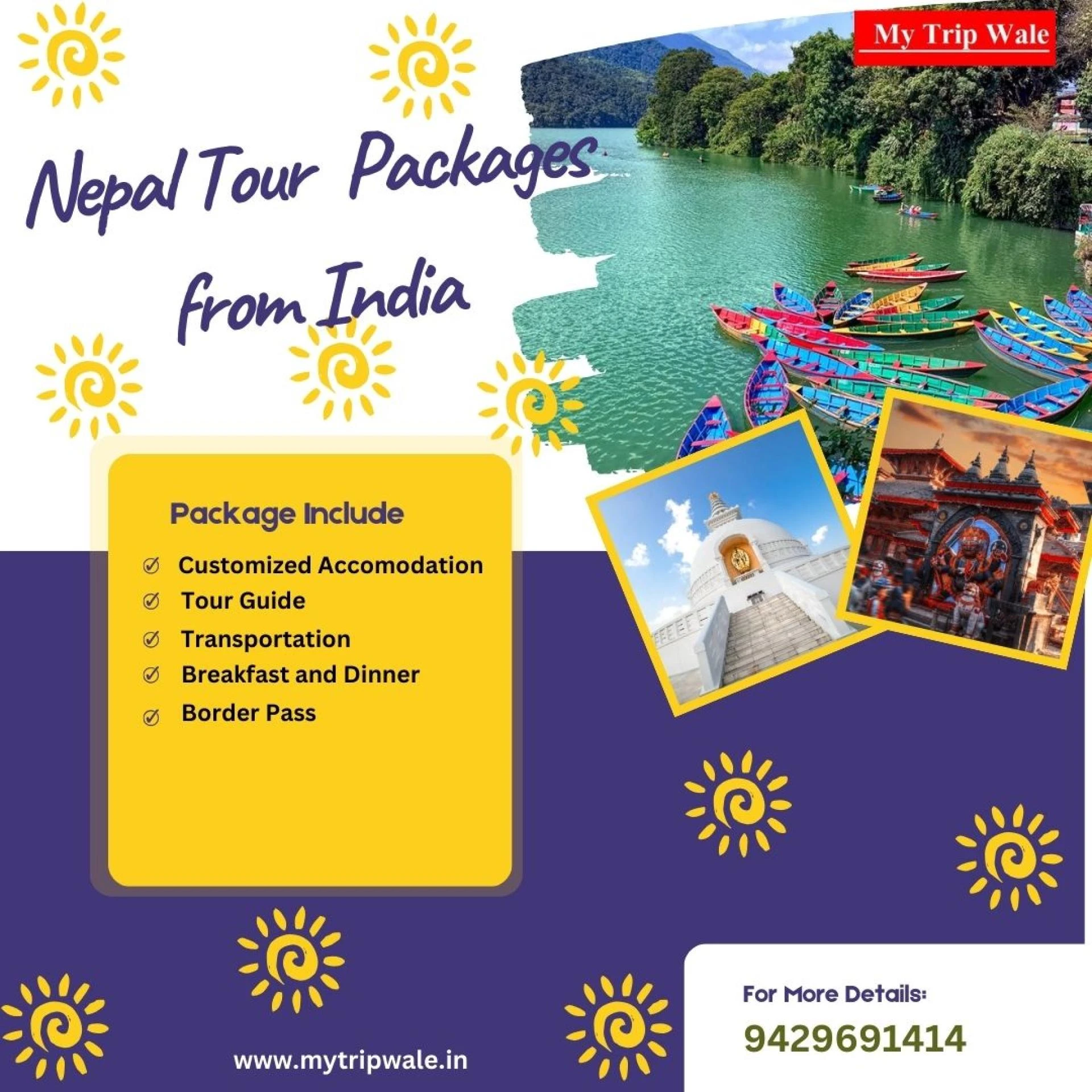 Nepal Tour Package from India, Tour Package of Nepal 