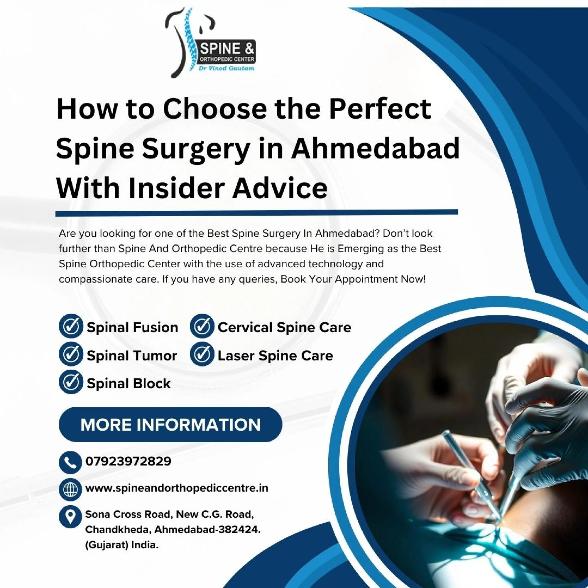 How to Choose the Top Spine Surgery in Ahmedabad With Insider Advice