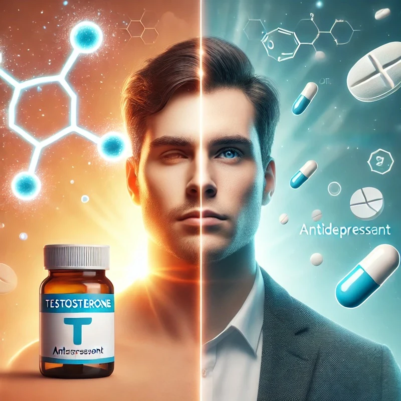 Testosterone as effective as antidepressants for men?