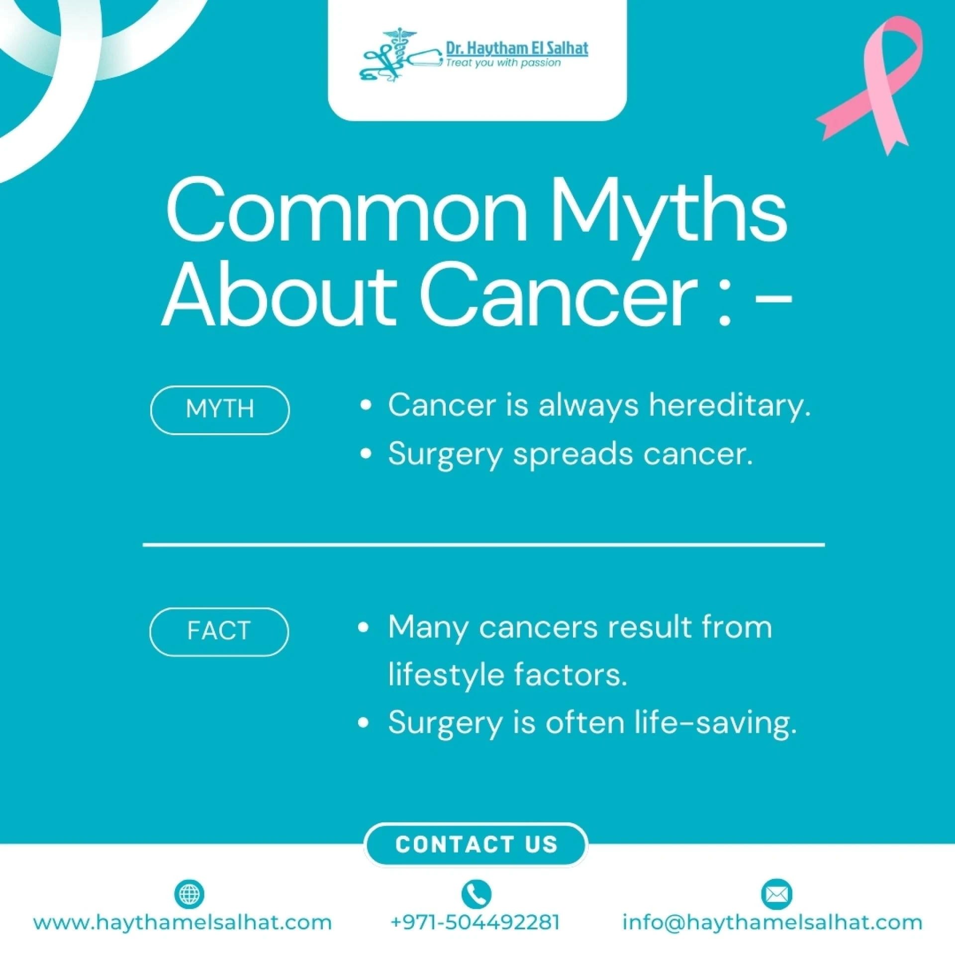 Busting Cancer Myths: The Real Facts You Should Know