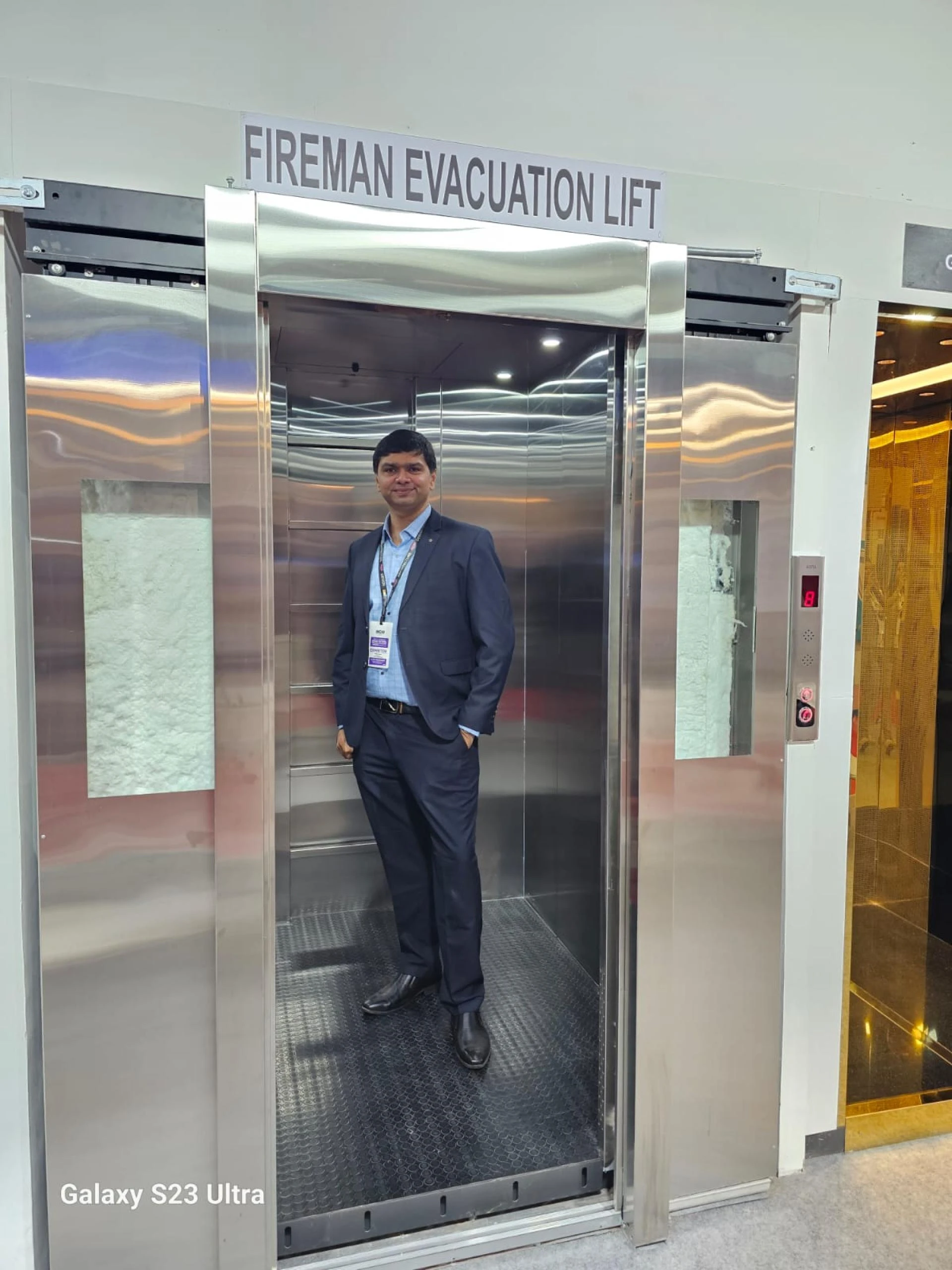 Fireman Evacuation Lift as per CFO Norms by Aditya Engineering