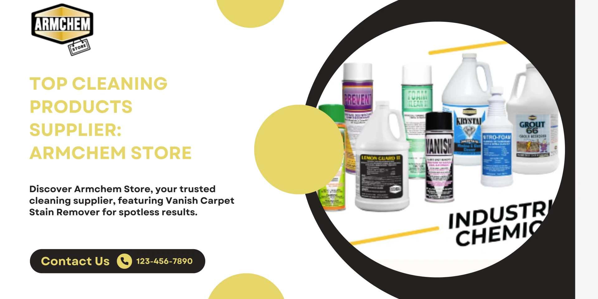 Cleaning Products Supplier and the Best Carpet Stain Remover: A Guide by Armchem Store