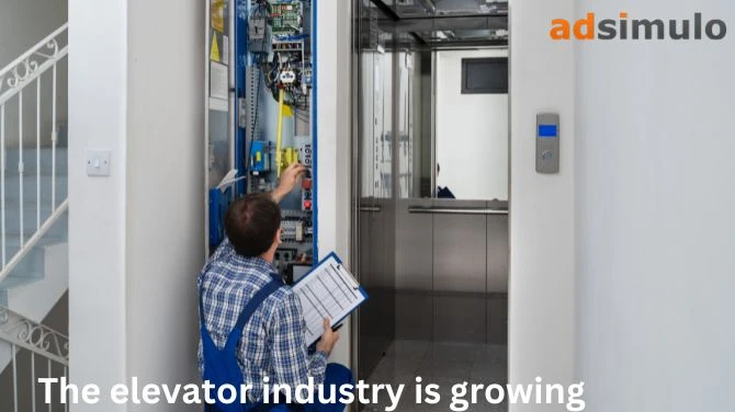 The elevator industry is growing