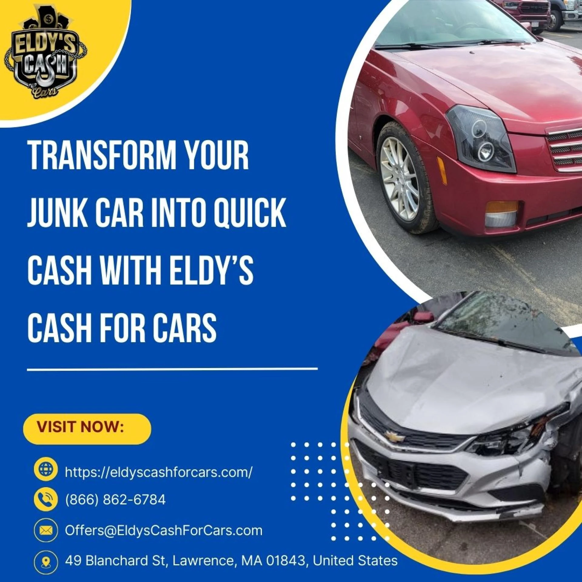 Transform Your Junk Car Into Quick Cash with Eldy’s Cash for Cars