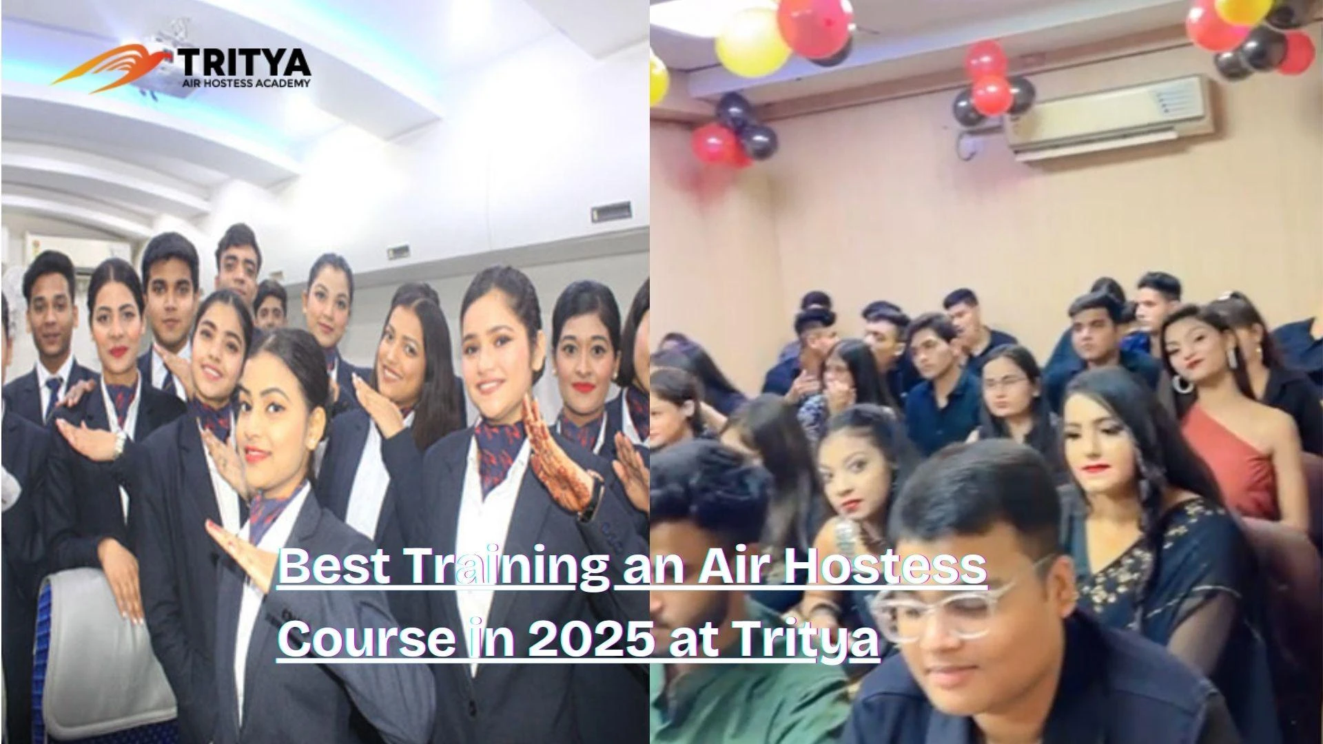 Best Training an Air Hostess Course in 2025 at Tritya