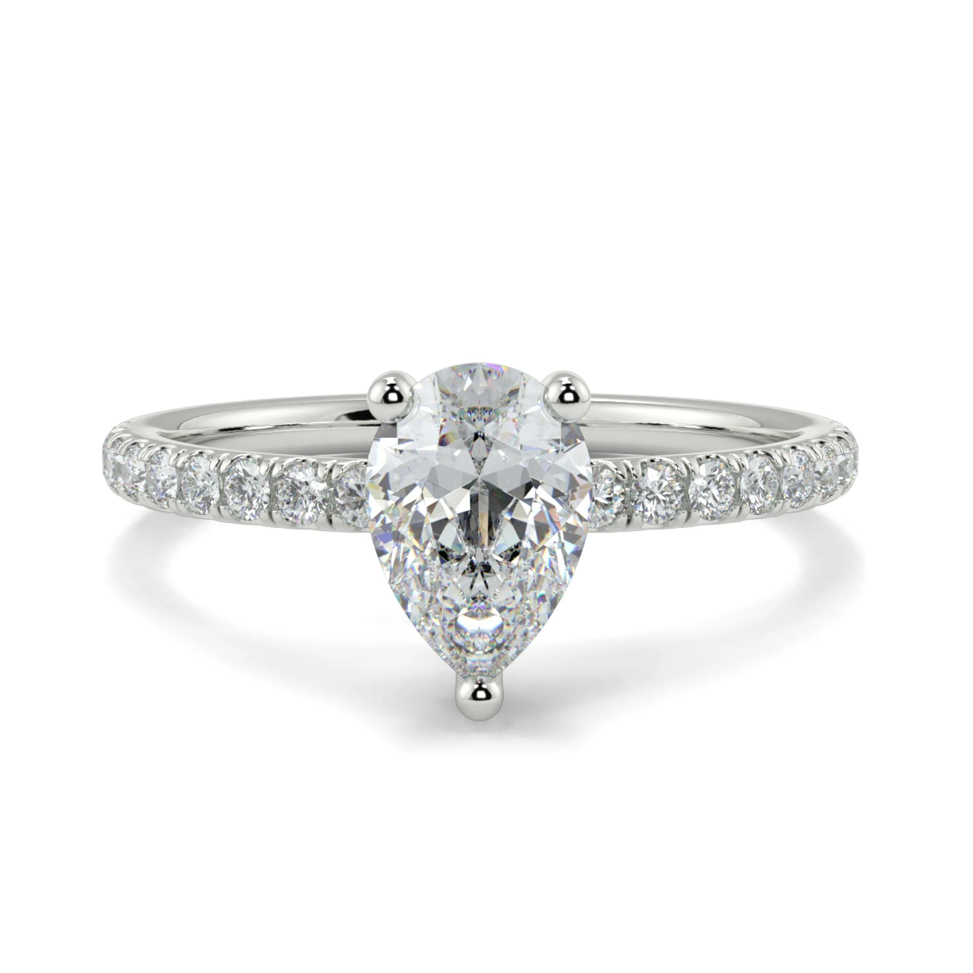Pear Engagement Rings — Timeless Elegance
