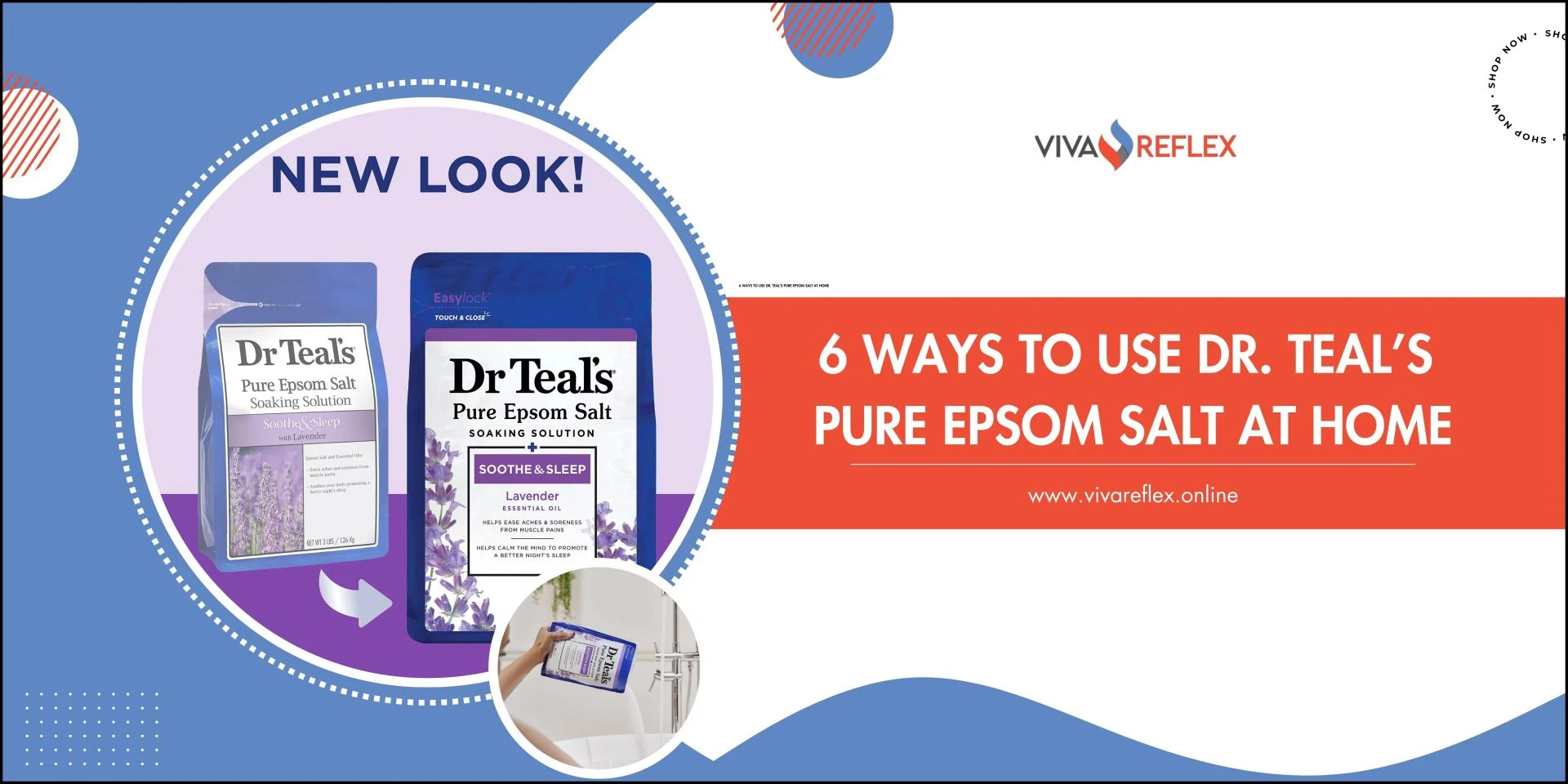 6 Ways to Use Dr. Teal’s Pure Epsom Salt at Home