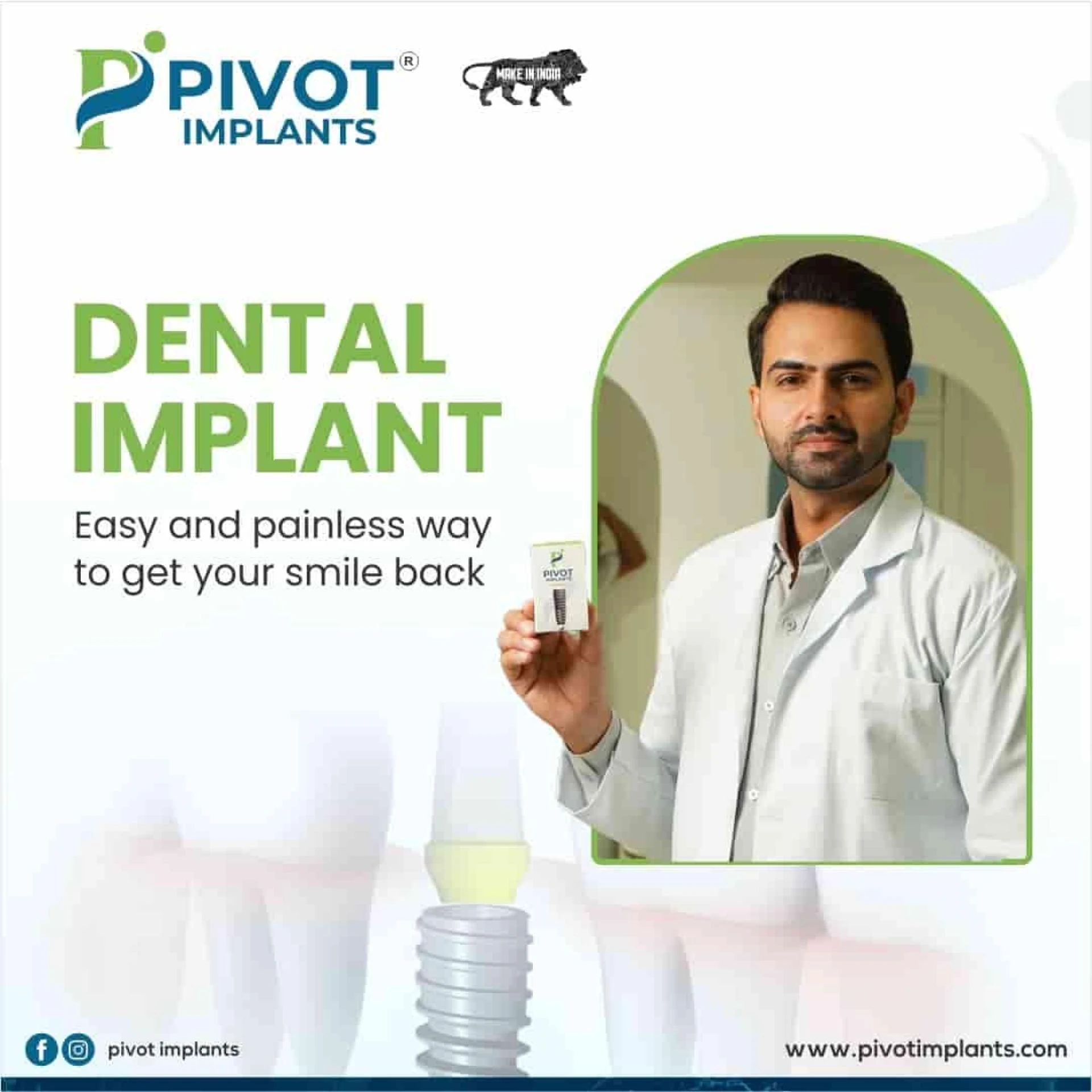 Pivot Implants: A Leader in Dental Implant manufacturing
