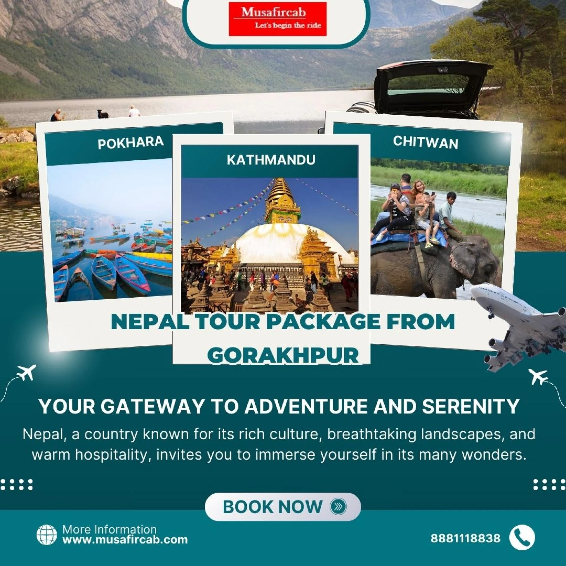 Unforgettable Gorakhpur to Nepal Tour Package