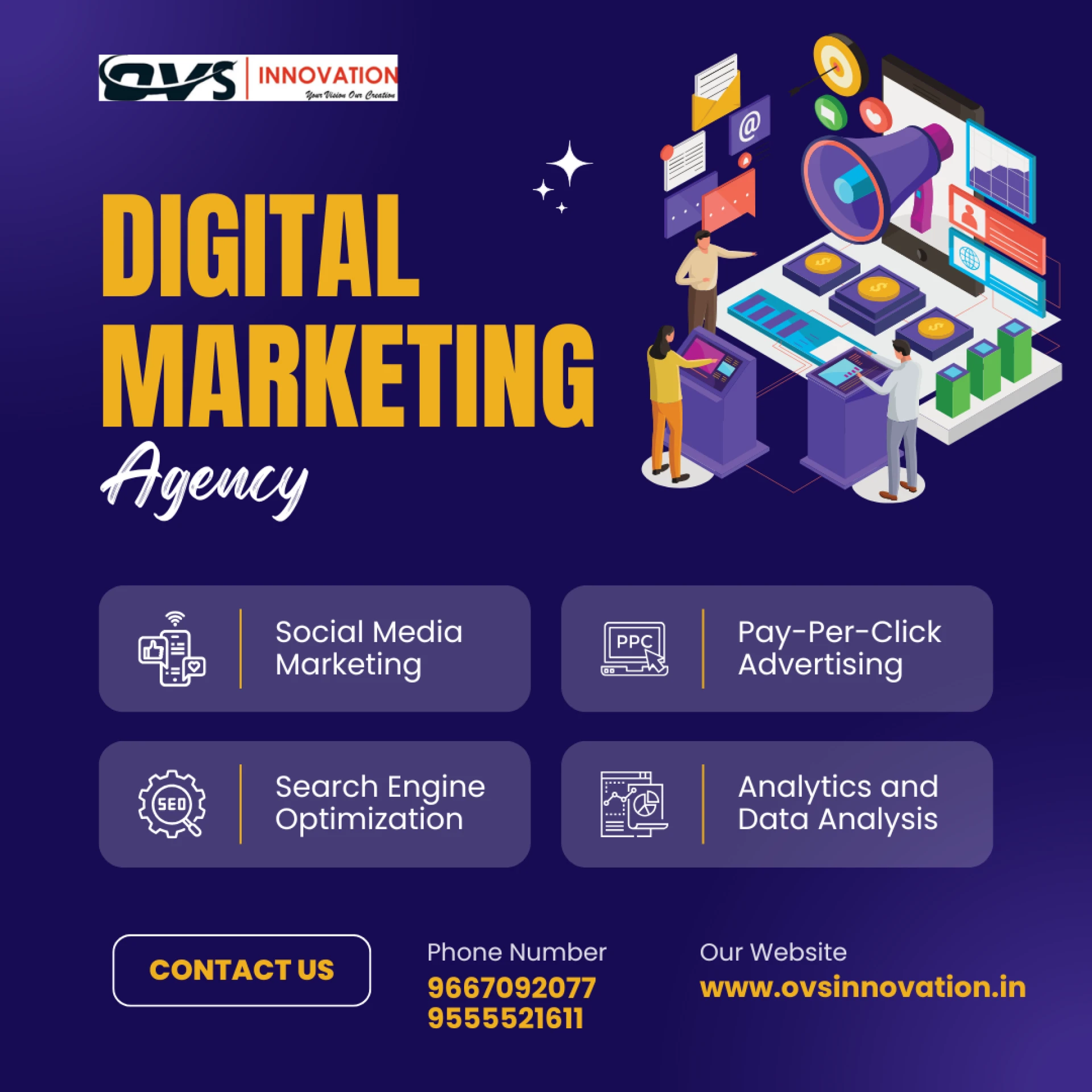 Empowering Digital Success with OVS Innovation: Your Go-To Partner for Digital marketing
