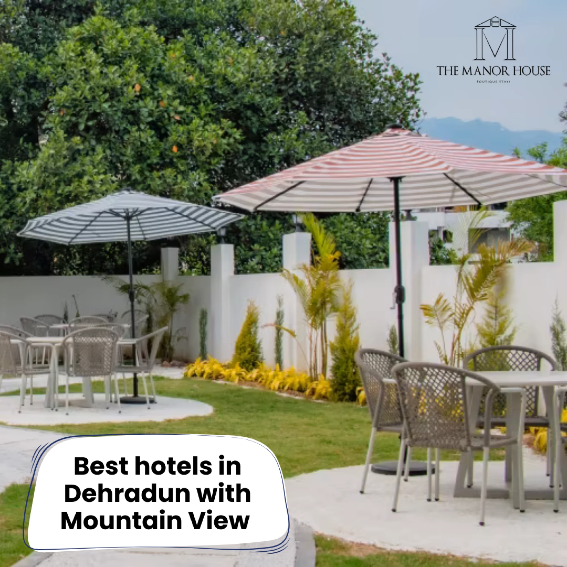 Which 7-star hotels in Dehradun provide the best views of the mountains