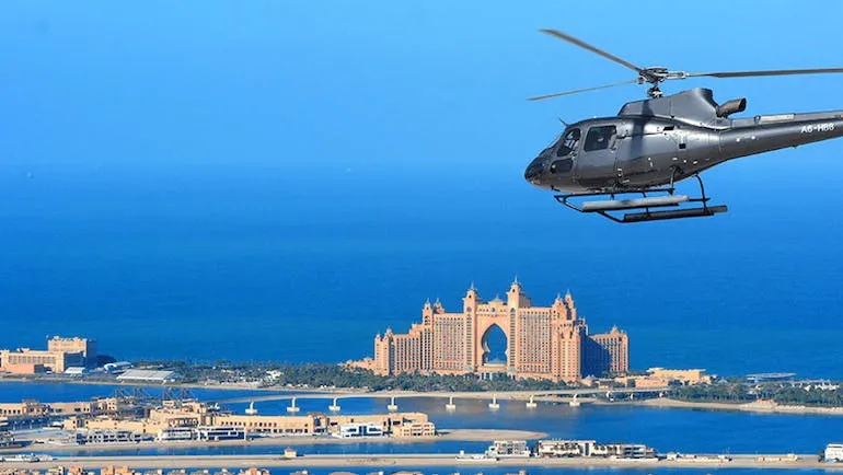 helicopter ride dubai