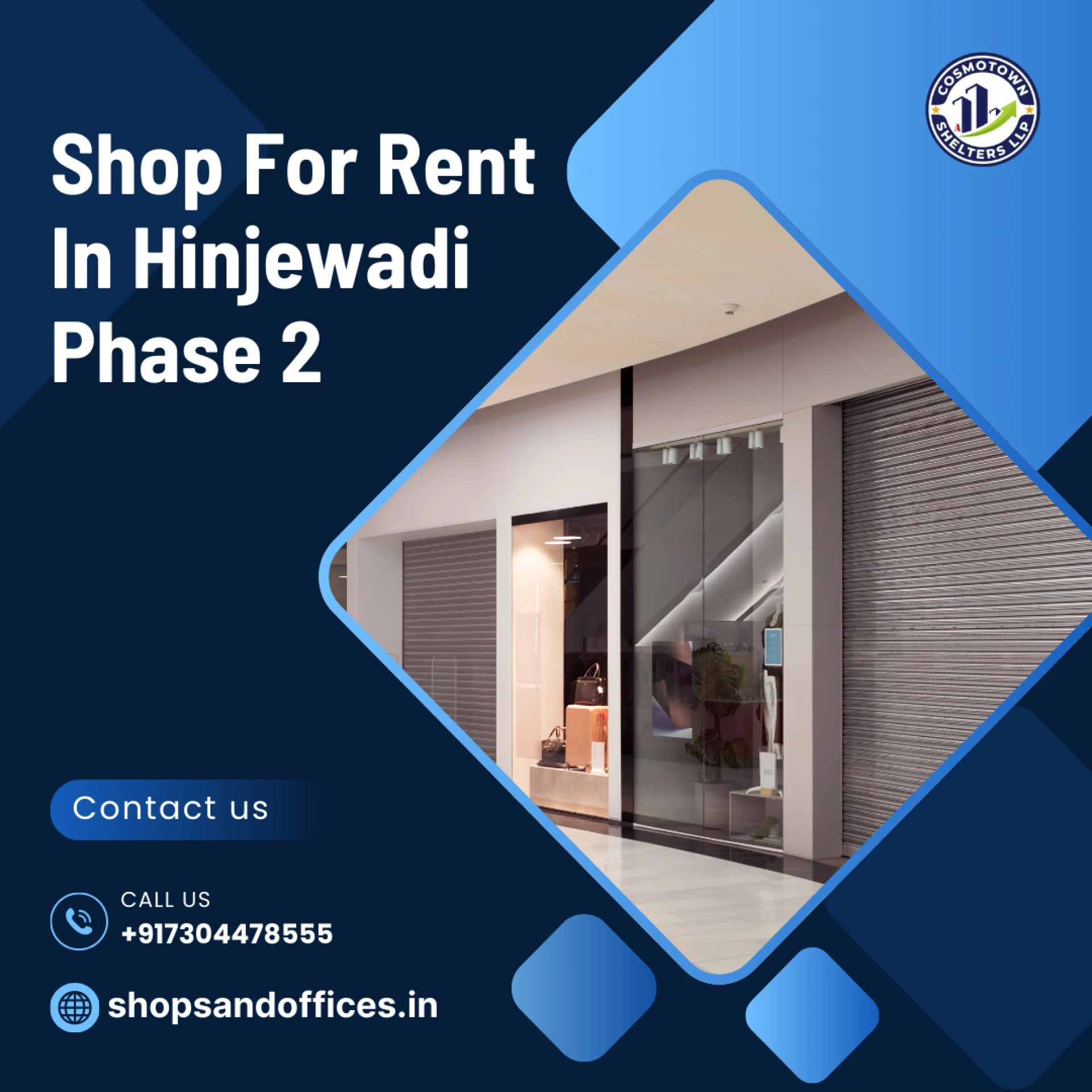 What Is the Rent Range for Shops in Hinjewadi Phase 1 and Phase 2