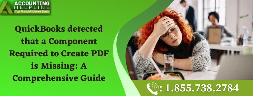 Quick solution for QB Detected That A Component Required To Create PDF Is Missing