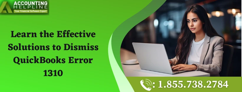Effective methods to solve Can't Update QuickBooks Error 1310
